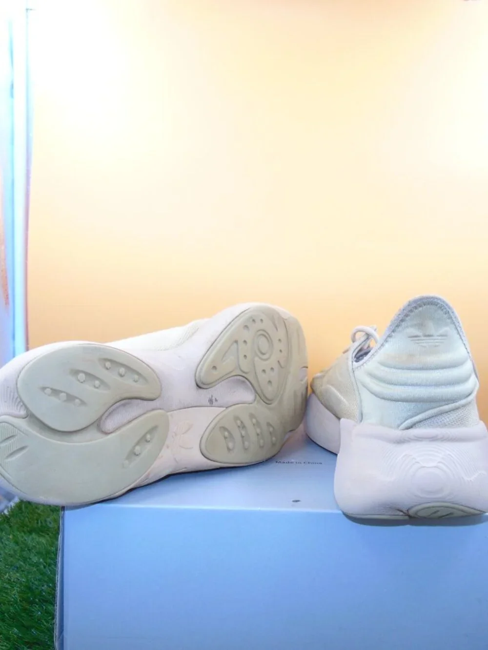 Size 14 - adidas Adifom SLTN Magic Beige